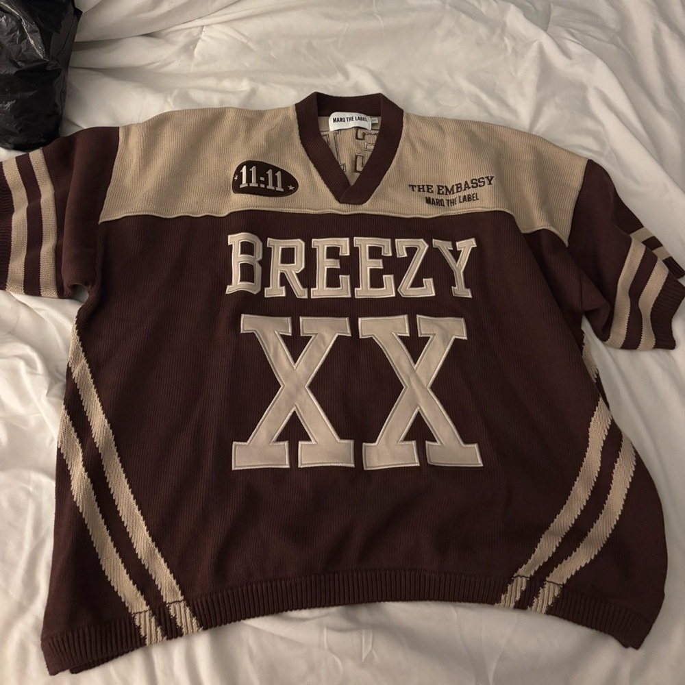 Chris Brown and Cream Breezy XX Jersey
